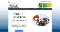 Desktop Screenshot of ekonex.se